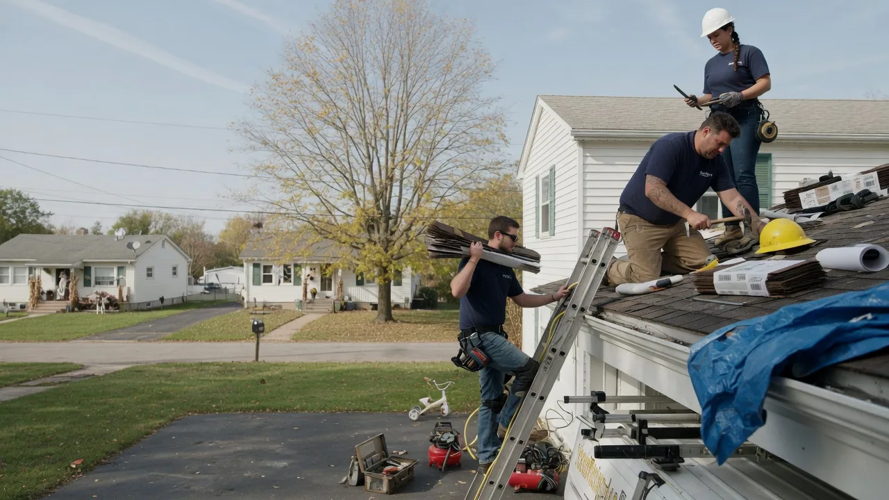 Local Roofing Contractors in Bondville, IL near me